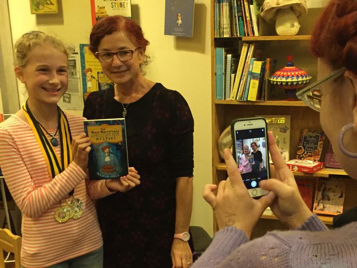I was honoured to help Deborah Abela launch The Most Marvellous Spelling Bee Mystery